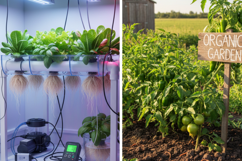 Hydroponics vs. Soil: A Biogeochemical Comparison.
